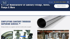Steel & O'Brien: Sanitary Fittings, Valves, and Pumps - stainless pipe fittings factory