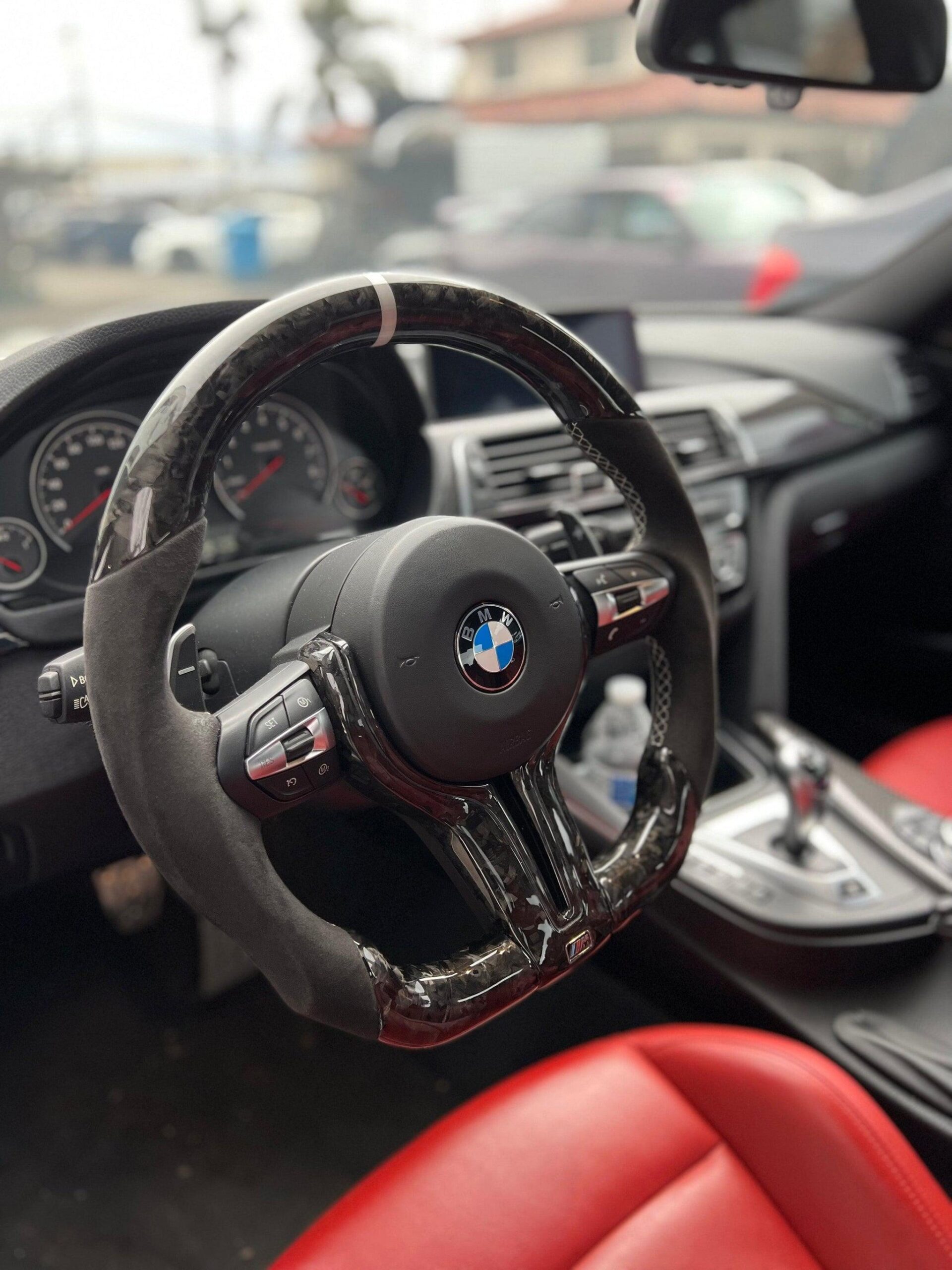 A relevant stock photo of steering wheel custom in a typical setting.