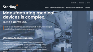 Medical Device Contract Manufacturing - Sterling Industries - medical device contract manufacturer