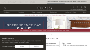 Highest-Quality Furniture, Rugs, And Accessories | Stickley Furniture - century furniture manufacturer