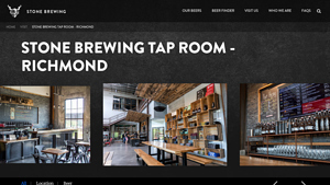 Stone Brewing Tap Room Richmond | Craft Beer & Merchandise - richmond brewery company