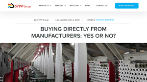 Buying Directly From Manufacturers: Advantages of China - STPP Group - buying products directly from manufacturer
