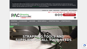 PAC Strapping Products: Industrial Strapping Supplier ... - strapping machine factory
