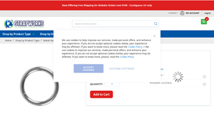 1 Inch Metal O-Ring - Strapworks - o ring bulk