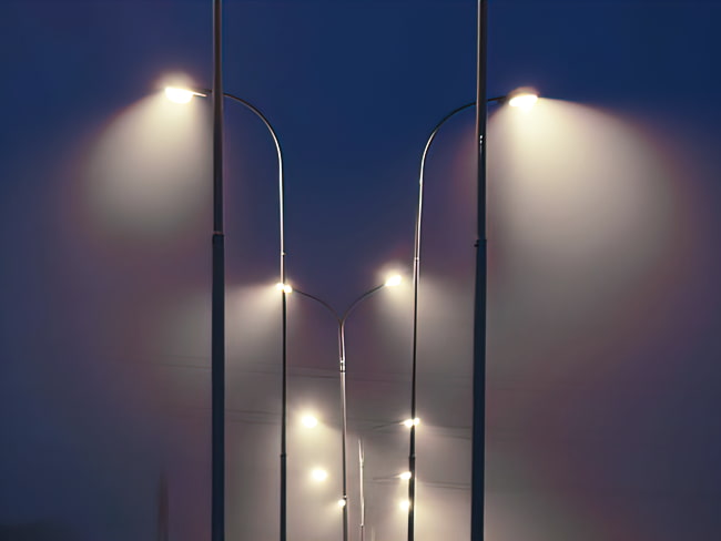 A relevant stock photo of street lights supplier in a typical setting.