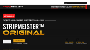 StripMeister™ Original Drill Powered Wire Stripping Machine - wire stripping machine company