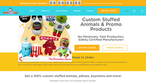 Custom Stuffed Animals, Bulk Plush No Minimum | Stuffed Animal Pros - custom toy manufacturer