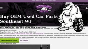 Shop OEM used car parts by make or type | Sturtevant Auto - used parts factory