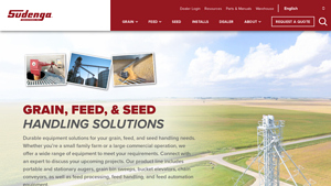 Grain, Feed, & Seed Handling Equipment from Sudenga - hydraulic auger manufacturer usa