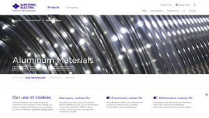 Aluminum Materials | Sumitomo Electric - aluminum wire company