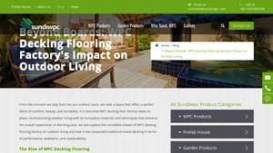 WPC Decking Flooring Factory's Impact on Outdoor Living - outdoor flooring factory