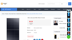 Mono solar panel 500w 182mm 132 cells - 500w solar panel factory