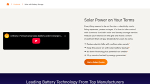 Solar with Battery Storage | Sunnova - household solar battery factory