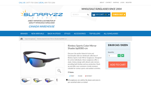 Panel Lens Sunglasses Bulk|Wholesale - Sunrayzz Imports - mirrored sunglasses bulk