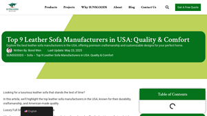 Top 9 Leather Sofa Manufacturers in USA: Quality & Comfort - leather furniture factory