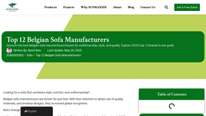 Top 12 Belgian Sofa Manufacturers 2025 - sunsgoods - orange sofa factory