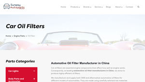 Wholesale Aftermarket Car Oil Filter Manufacturer - Sunway Autoparts - car oil filter factory
