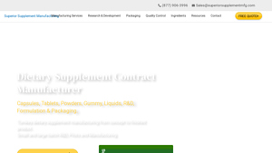 #1 Supplement Manufacturer In USA | Turnkey Private Label Supplements - private label dietary supplement manufacturer