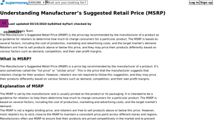 Understanding Manufacturer's Suggested Retail Price (MSRP) - SuperMoney - manufacturer suggested retail price