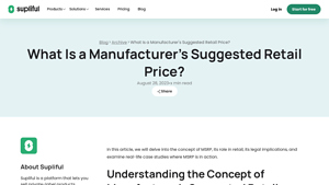 What Is a Manufacturer's Suggested Retail Price? - Supliful - manufacturer suggested retail price