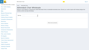 Adirondack Chair WholeSale - Price List, Bulk Buy at SupplyLeader ... - plastic adirondack chairs bulk
