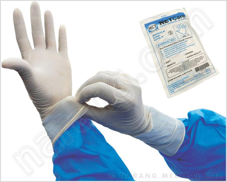 A relevant stock photo of surgical glove manufacturer in a typical setting.