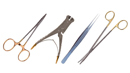A relevant stock photo of surgical instruments supplier in a typical setting.