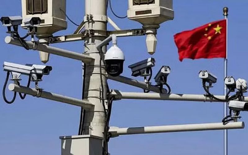 A relevant stock photo of surveillance camera china in a typical setting.