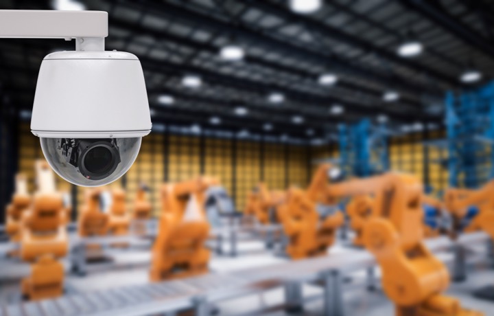 A relevant stock photo of surveillance camera manufacturer in a typical setting.