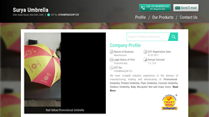Surya Umbrella - Manufacturer of Promotional Umbrella manufacture in ... - ubrelvy manufacturer