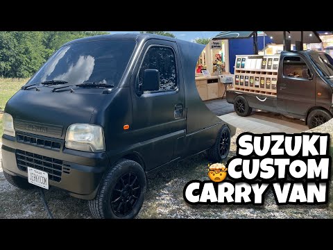 A relevant stock photo of suzuki carry custom in a typical setting.