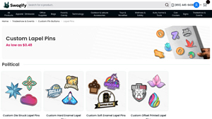 Custom Lapel Pins - Fast Shipping USA, Cheap Prices - Swagify - enamel pins bulk