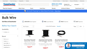 Bulk Wire - Cables - Sweetwater - audio cable bulk
