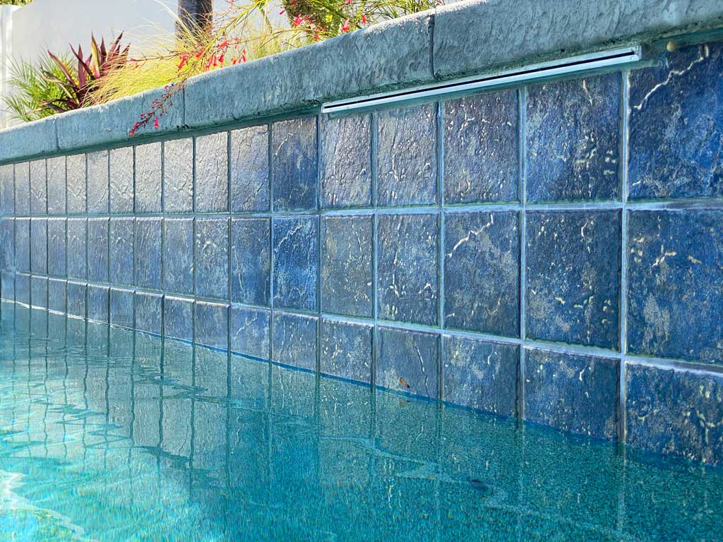 A relevant stock photo of swimming pool tile manufacturer in a typical setting.