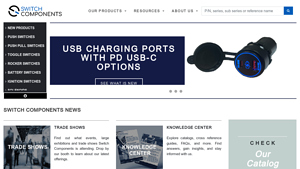 Switch Components Inc - Electromechanical Switches Global Supplier - switch manufacturer