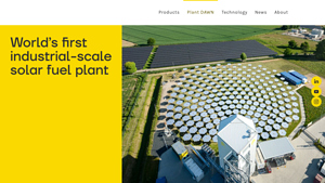 World's first industrial-scale solar fuel plant - Synhelion - solar power station factory