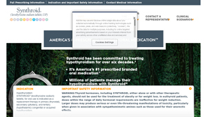 Prescribing SYNTHROID® (levothyroxine sodium tablets) - synthroid manufacturer