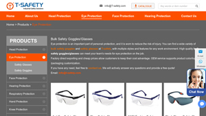 Bulk Safety Goggles/Glasses - Eye Protection PPE At T-safety.com - safety sunglasses bulk
