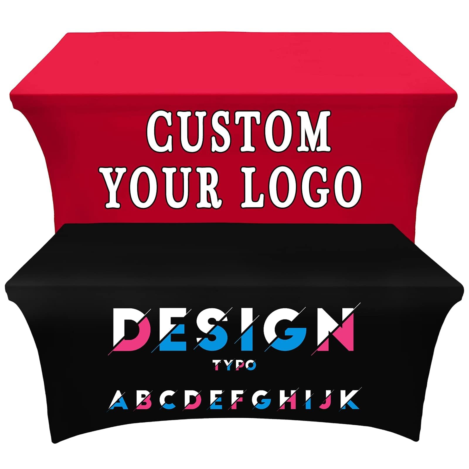 A relevant stock photo of table covers custom in a typical setting.