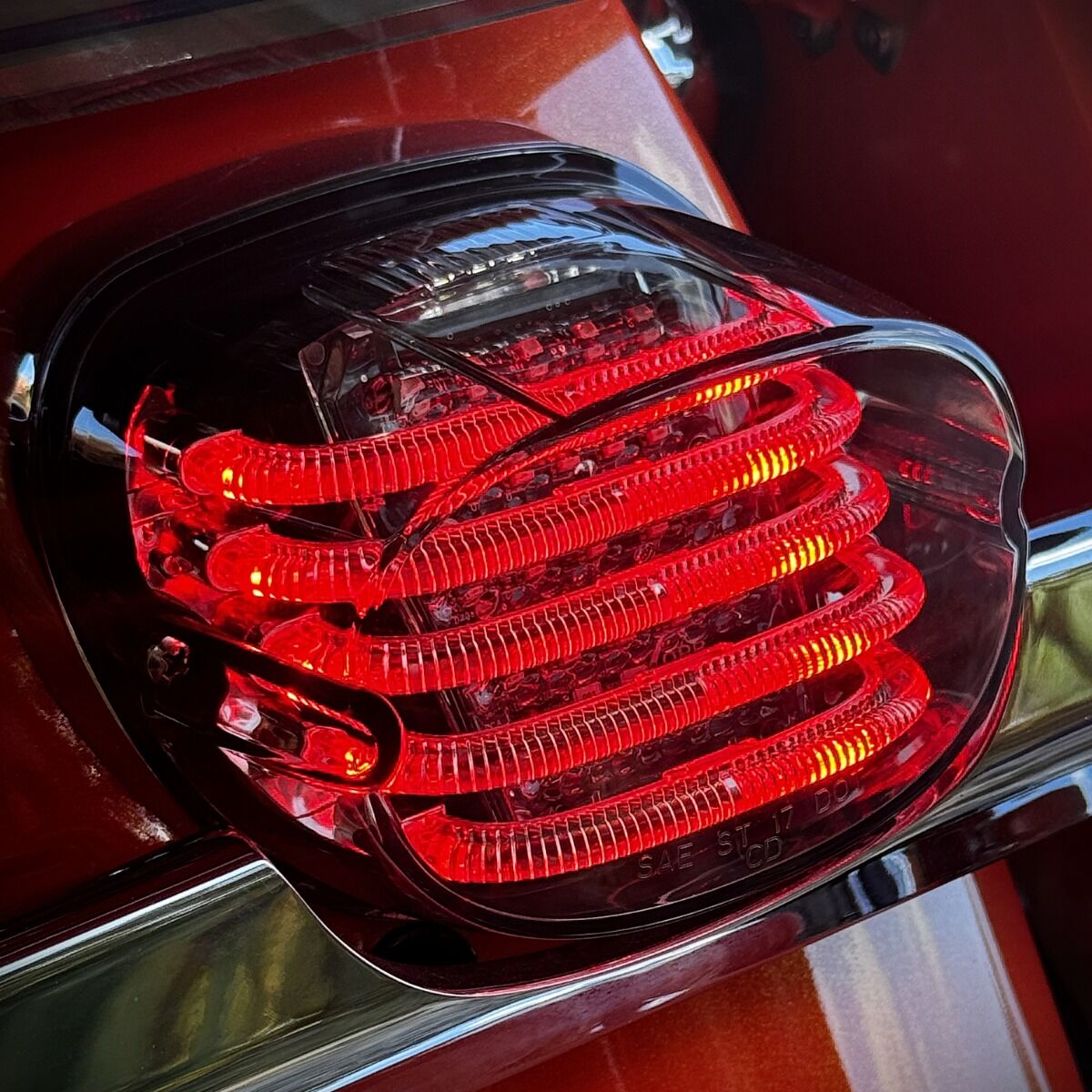A relevant stock photo of tail light custom in a typical setting.