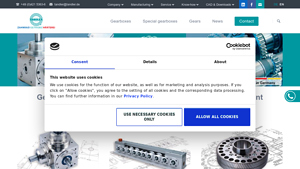 Gears and gearboxes made in Germany - TANDLER - gearbox manufacturer