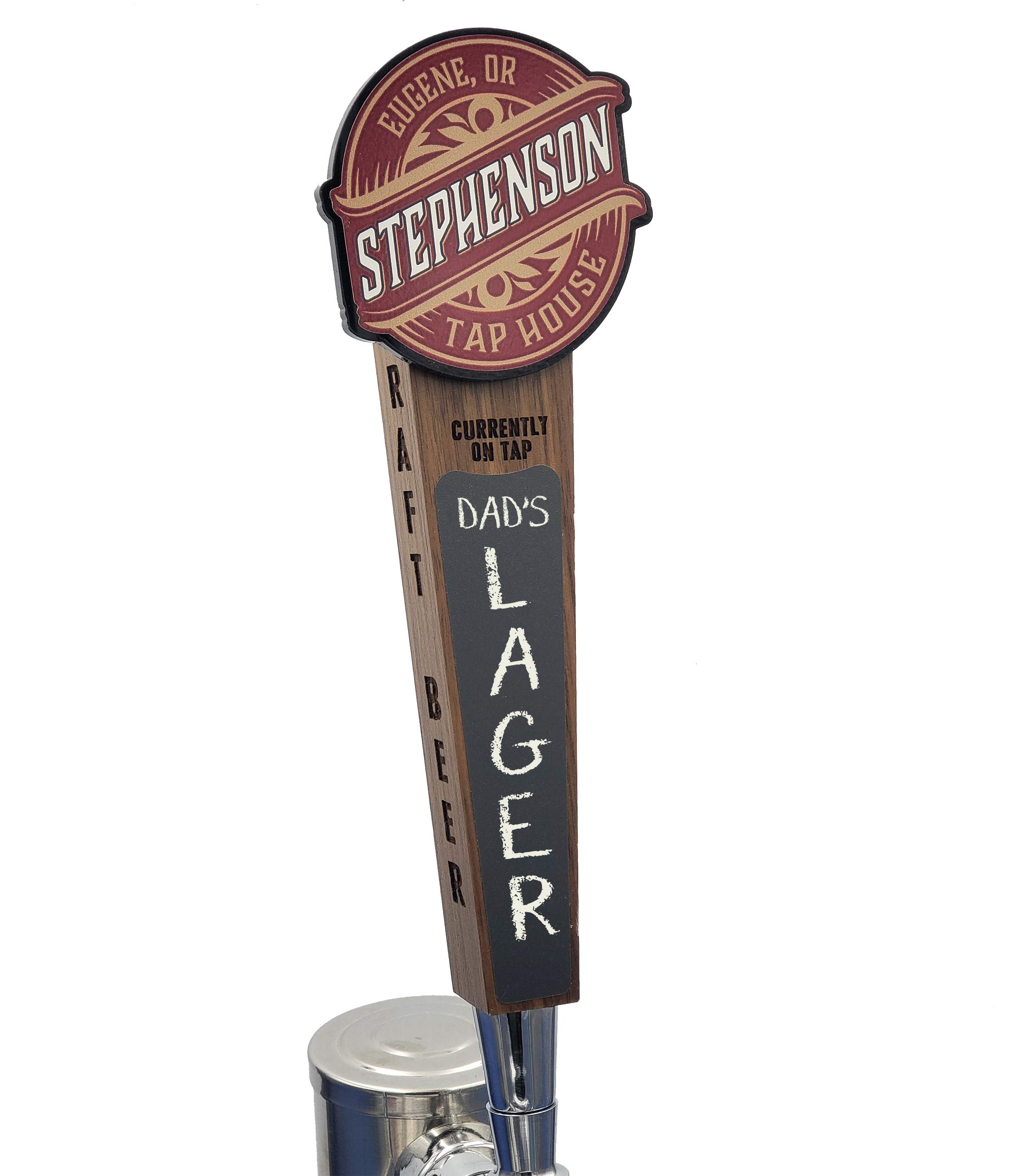 A relevant stock photo of tap handles custom in a typical setting.