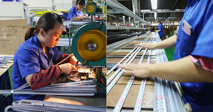 A relevant stock photo of tape measure manufacturer in a typical setting.