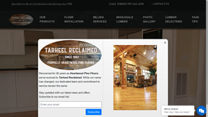 Tarheel Reclaimed: Heartwood Pine Floors East Coast States - pine flooring company