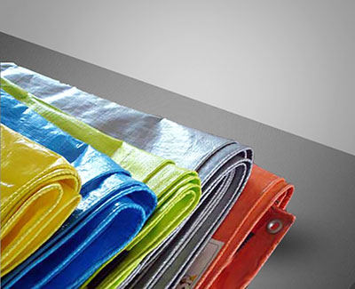 A relevant stock photo of tarpaulin manufacturer in a typical setting.