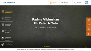 Tata Power Solar - Leading Solar Panel Manufacturer in India - tata solar panel company