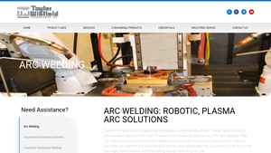 Arc Welding Tools and Equipment Manufacturer - Taylor Winfield - arc welding machine factory