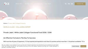 Collagen ‎Product Manufacturer for Private Label | TCI - collagen manufacturer
