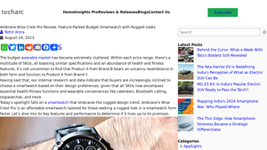 Ambrane Wise Crest Pro Review: Feature-Packed Budget ... - Techarc - ambrane smart watch company