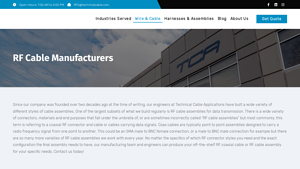 RF Coaxial Cables | RF Cable Assemblies - rf cable factory